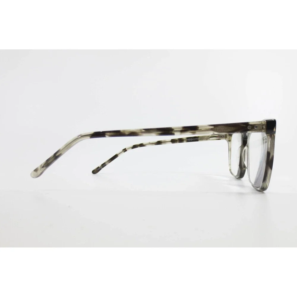 Otis + Grey OG 202120 GR/TO Grey Tortoise Rectangular Eyeglass Frames 51-18-140